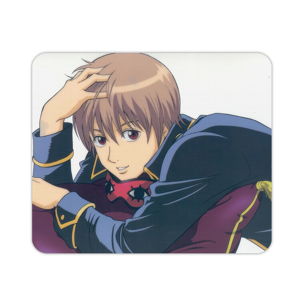 （画像用） ぎんたま 坂田銀時（さかたぎんとき） 神楽 志村新八（しむら しんぱち） GINTAMA Sakata Gintoki Kagura Shimura Shinpachi マウスパッド ステッチ加工 ラバー素材 防水 滑り止め 超薄型 ゲーミング/オフィス対応