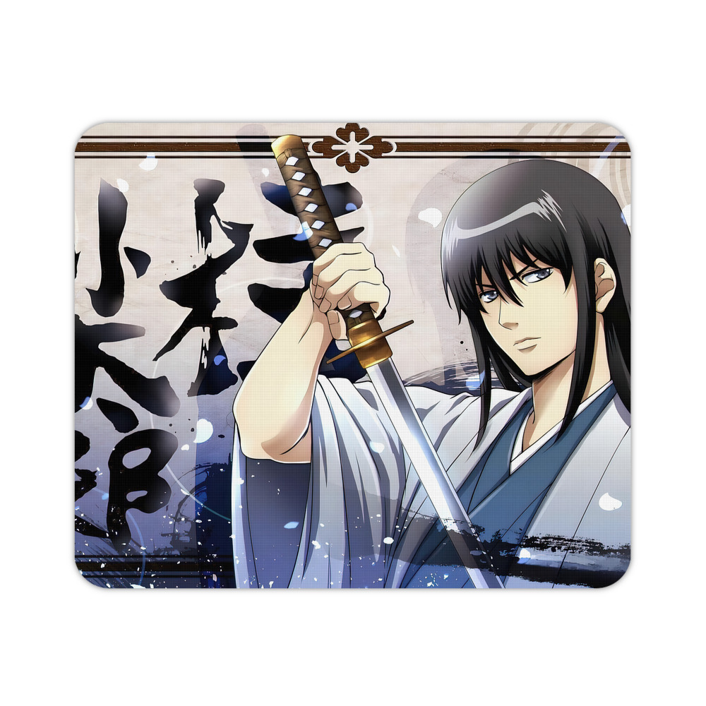 （画像用） ぎんたま 坂田銀時（さかたぎんとき） 神楽 志村新八（しむら しんぱち） GINTAMA Sakata Gintoki Kagura Shimura Shinpachi マウスパッド ステッチ加工 ラバー素材 防水 滑り止め 超薄型 ゲーミング/オフィス対応