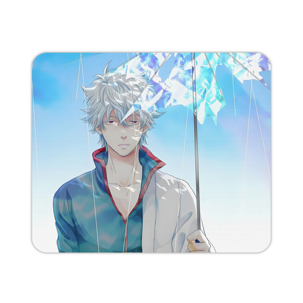 （画像用） ぎんたま 坂田銀時（さかたぎんとき） 神楽 志村新八（しむら しんぱち） GINTAMA Sakata Gintoki Kagura Shimura Shinpachi マウスパッド ステッチ加工 ラバー素材 防水 滑り止め 超薄型 ゲーミング/オフィス対応