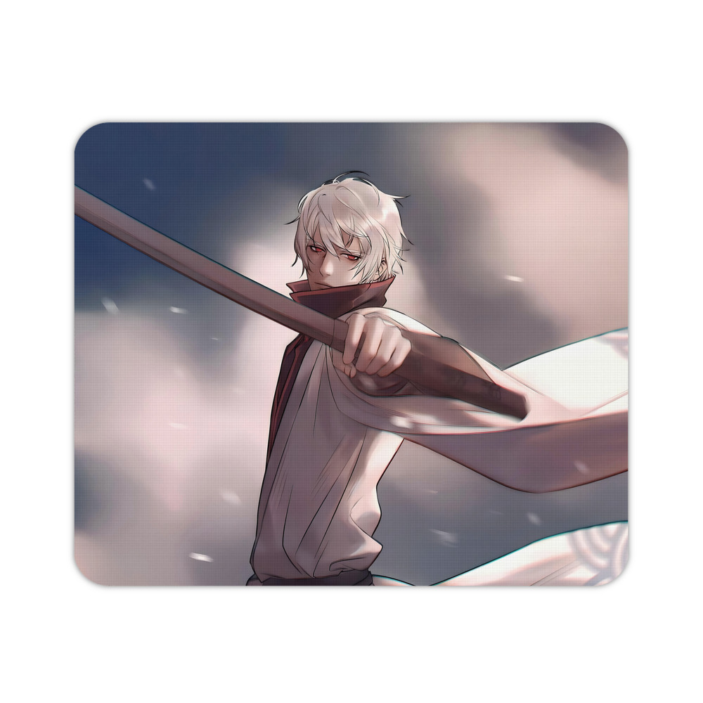 （画像用） ぎんたま 坂田銀時（さかたぎんとき） 神楽 志村新八（しむら しんぱち） GINTAMA Sakata Gintoki Kagura Shimura Shinpachi マウスパッド ステッチ加工 ラバー素材 防水 滑り止め 超薄型 ゲーミング/オフィス対応
