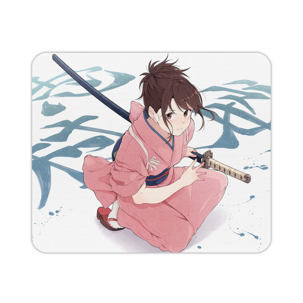 （画像用） ぎんたま 坂田銀時（さかたぎんとき） 神楽 志村新八（しむら しんぱち） GINTAMA Sakata Gintoki Kagura Shimura Shinpachi マウスパッド ステッチ加工 ラバー素材 防水 滑り止め 超薄型 ゲーミング/オフィス対応