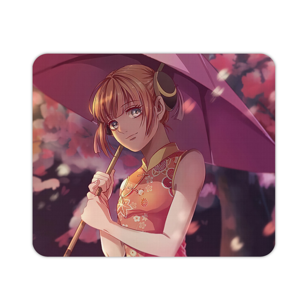 （画像用） ぎんたま 坂田銀時（さかたぎんとき） 神楽 志村新八（しむら しんぱち） GINTAMA Sakata Gintoki Kagura Shimura Shinpachi マウスパッド ステッチ加工 ラバー素材 防水 滑り止め 超薄型 ゲーミング/オフィス対応