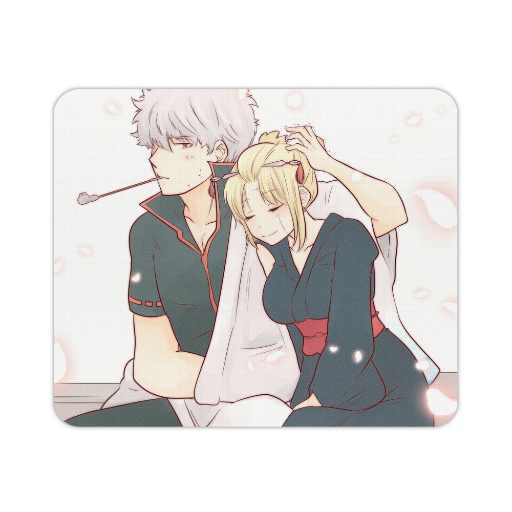（画像用） ぎんたま 坂田銀時（さかたぎんとき） 神楽 志村新八（しむら しんぱち） GINTAMA Sakata Gintoki Kagura Shimura Shinpachi マウスパッド ステッチ加工 ラバー素材 防水 滑り止め 超薄型 ゲーミング/オフィス対応