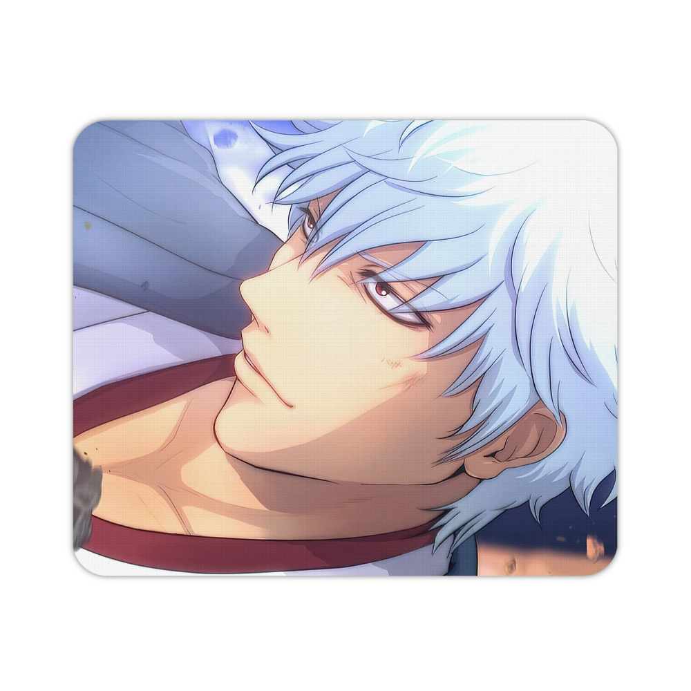 （画像用） ぎんたま 坂田銀時（さかたぎんとき） 神楽 志村新八（しむら しんぱち） GINTAMA Sakata Gintoki Kagura Shimura Shinpachi マウスパッド ステッチ加工 ラバー素材 防水 滑り止め 超薄型 ゲーミング/オフィス対応