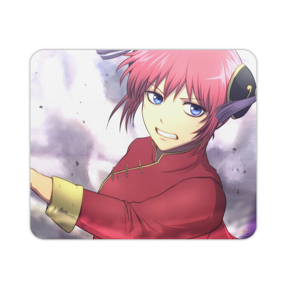 （画像用） ぎんたま 坂田銀時（さかたぎんとき） 神楽 志村新八（しむら しんぱち） GINTAMA Sakata Gintoki Kagura Shimura Shinpachi マウスパッド ステッチ加工 ラバー素材 防水 滑り止め 超薄型 ゲーミング/オフィス対応