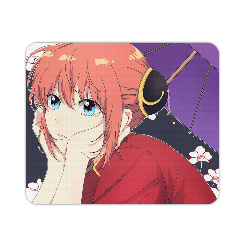 （画像用） ぎんたま 坂田銀時（さかたぎんとき） 神楽 志村新八（しむら しんぱち） GINTAMA Sakata Gintoki Kagura Shimura Shinpachi マウスパッド ステッチ加工 ラバー素材 防水 滑り止め 超薄型 ゲーミング/オフィス対応