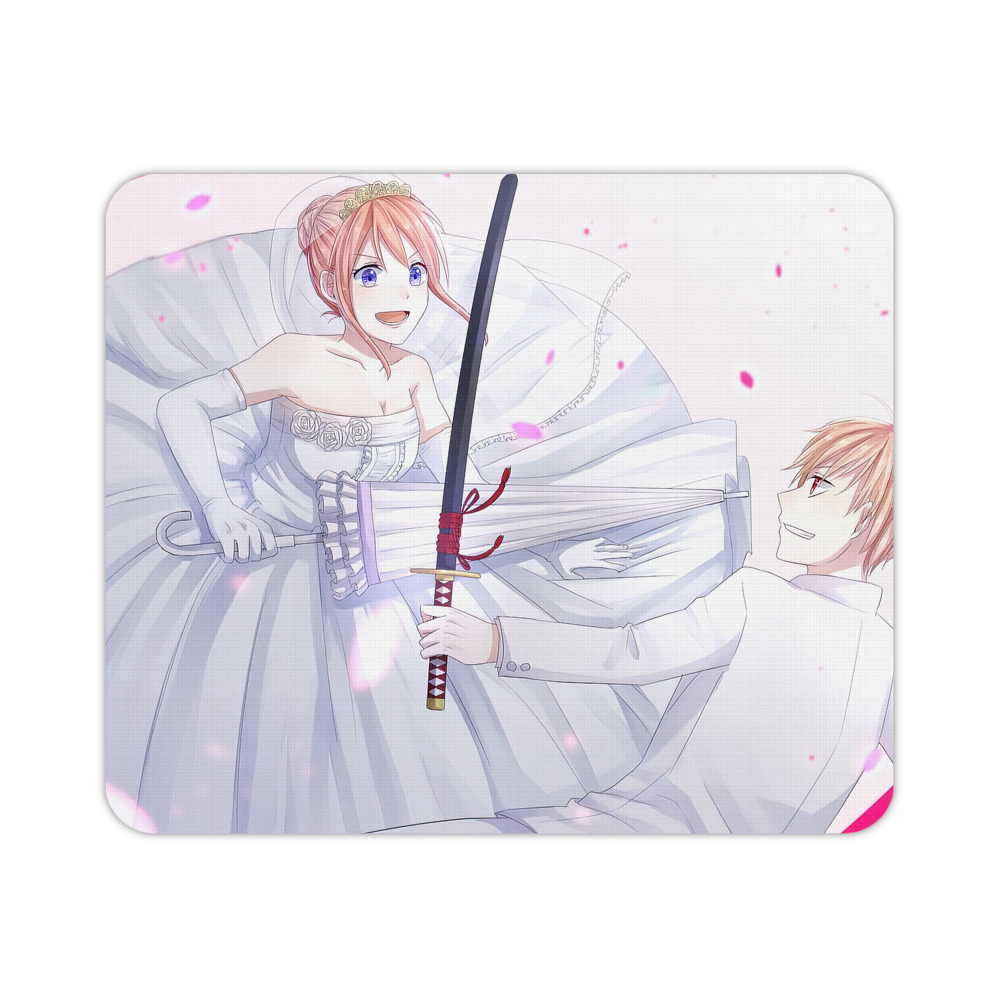 （画像用） ぎんたま 坂田銀時（さかたぎんとき） 神楽 志村新八（しむら しんぱち） GINTAMA Sakata Gintoki Kagura Shimura Shinpachi マウスパッド ステッチ加工 ラバー素材 防水 滑り止め 超薄型 ゲーミング/オフィス対応