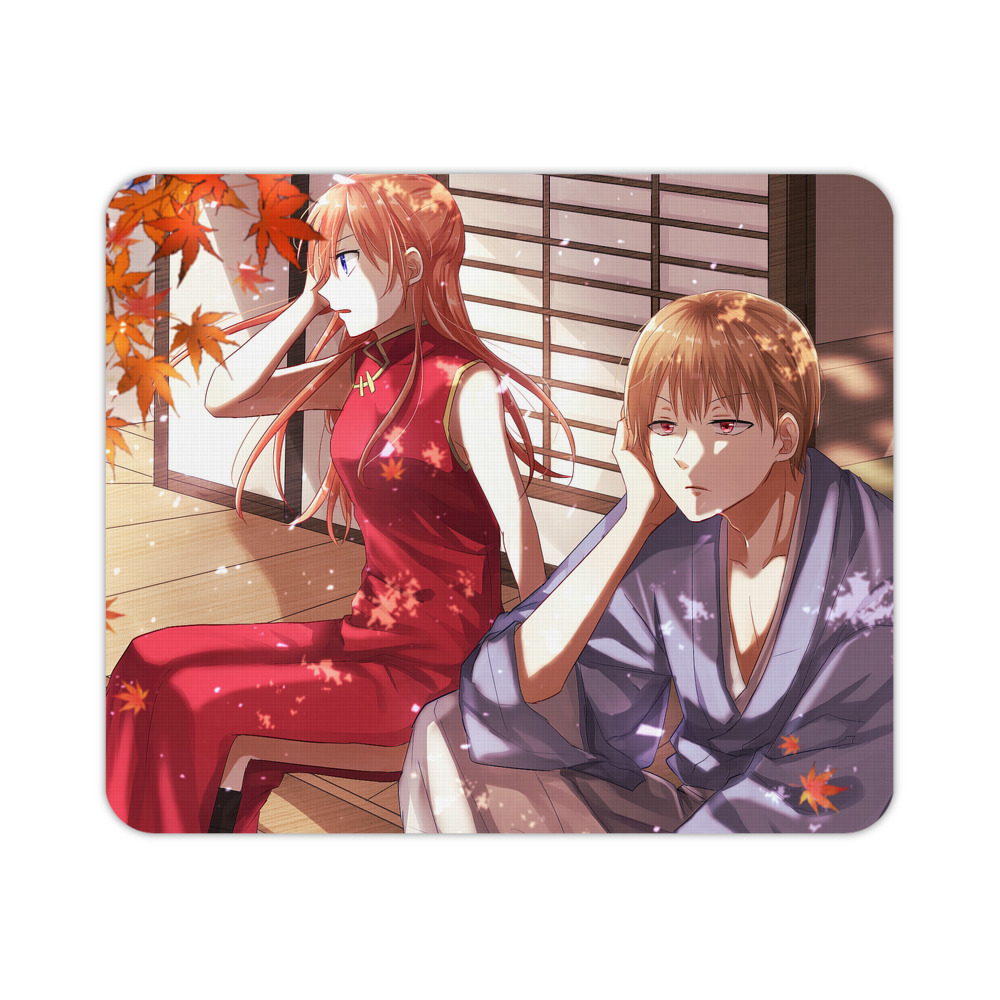 （画像用） ぎんたま 坂田銀時（さかたぎんとき） 神楽 志村新八（しむら しんぱち） GINTAMA Sakata Gintoki Kagura Shimura Shinpachi マウスパッド ステッチ加工 ラバー素材 防水 滑り止め 超薄型 ゲーミング/オフィス対応