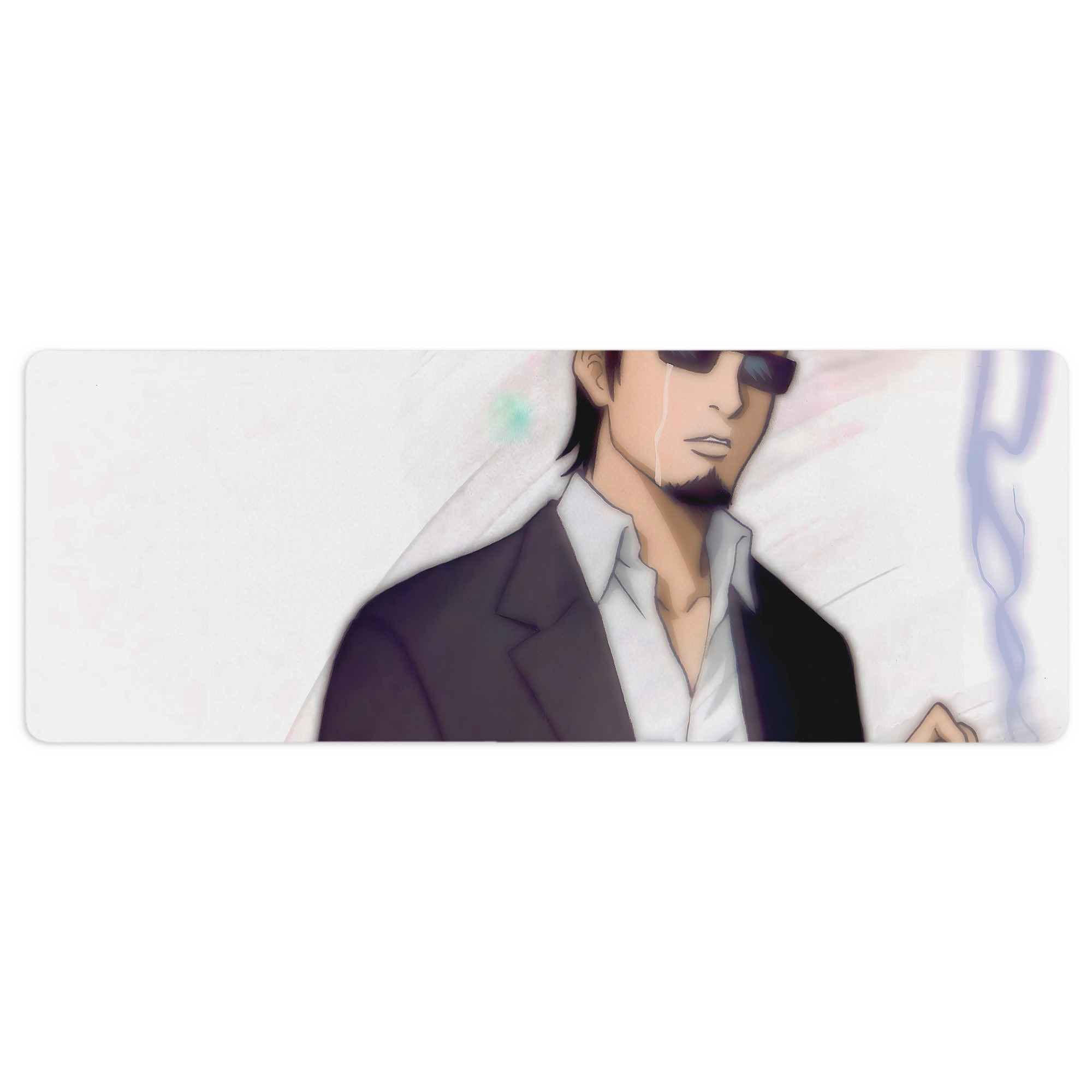 （画像用） ぎんたま 坂田銀時（さかたぎんとき） 神楽 志村新八（しむら しんぱち） GINTAMA Sakata Gintoki Kagura Shimura Shinpachi ステッチ加工 大判デスクマット／滑り止めマウスパッド