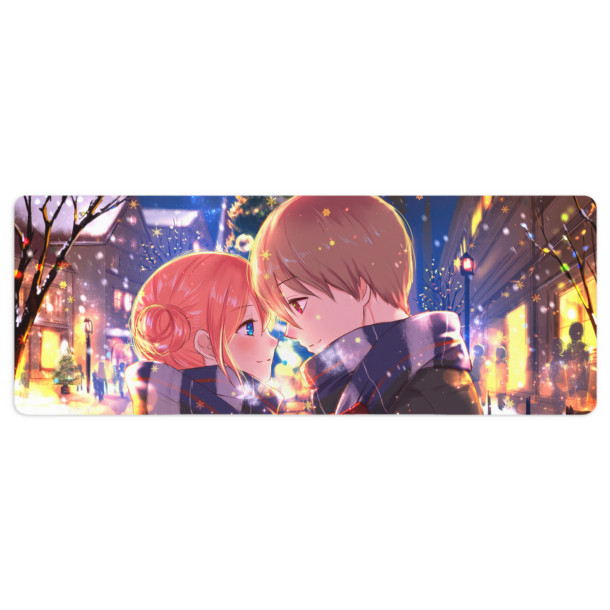 （画像用） ぎんたま 坂田銀時（さかたぎんとき） 神楽 志村新八（しむら しんぱち） GINTAMA Sakata Gintoki Kagura Shimura Shinpachi ステッチ加工 大判デスクマット／滑り止めマウスパッド