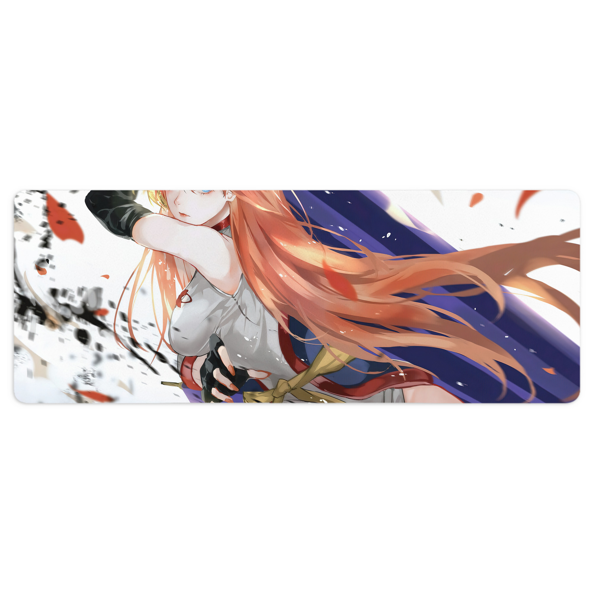（画像用） ぎんたま 坂田銀時（さかたぎんとき） 神楽 志村新八（しむら しんぱち） GINTAMA Sakata Gintoki Kagura Shimura Shinpachi ステッチ加工 大判デスクマット／滑り止めマウスパッド