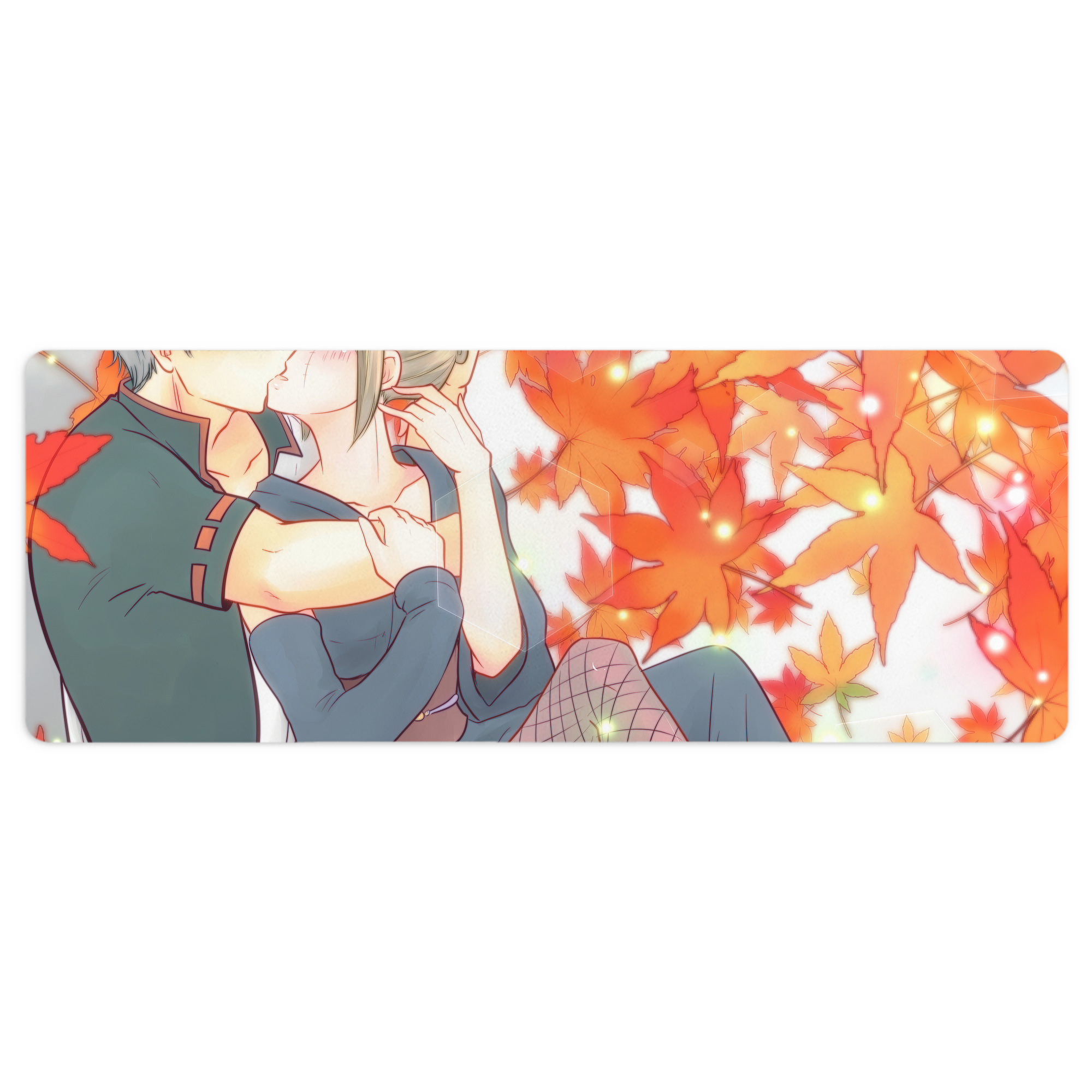 （画像用） ぎんたま 坂田銀時（さかたぎんとき） 神楽 志村新八（しむら しんぱち） GINTAMA Sakata Gintoki Kagura Shimura Shinpachi ステッチ加工 大判デスクマット／滑り止めマウスパッド