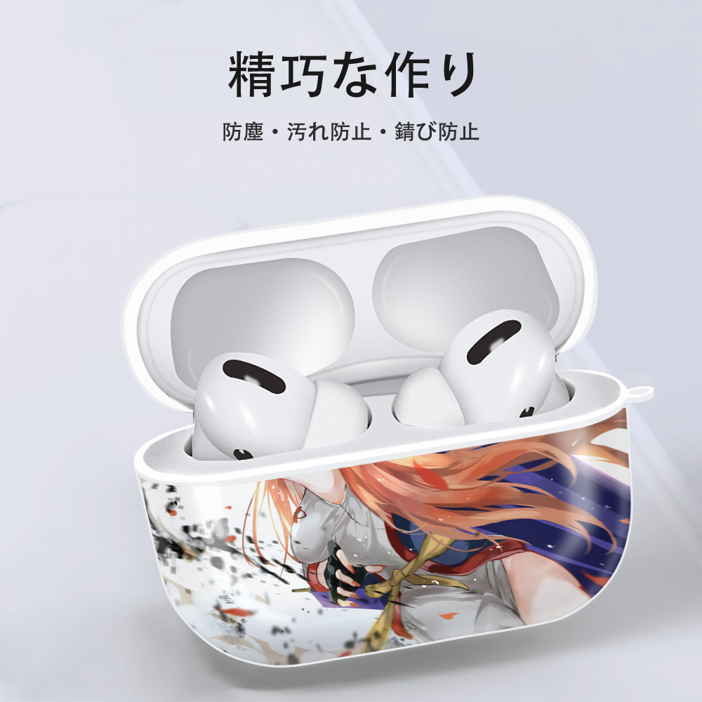 ぎんたま 坂田銀時（さかたぎんとき） 神楽 志村新八（しむら しんぱち） GINTAMA Sakata Gintoki Kagura Shimura Shinpachi 【AirPods Pro用】ハードシェル保護ケース 耐衝撃・防指紋・カラビナ付き商品仕様