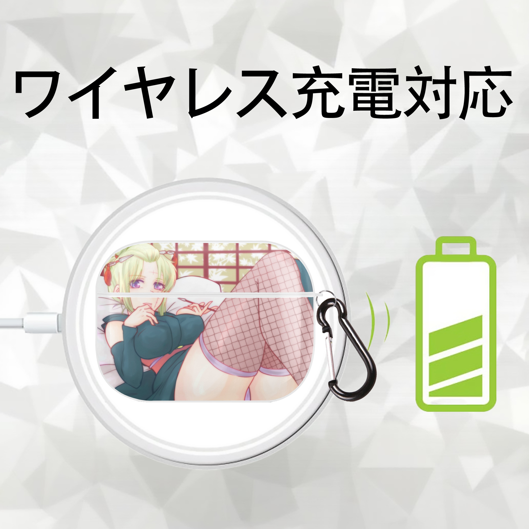 ぎんたま 坂田銀時（さかたぎんとき） 神楽 志村新八（しむら しんぱち） GINTAMA Sakata Gintoki Kagura Shimura Shinpachi 【AirPods Pro用】ハードシェル保護ケース 耐衝撃・防指紋・カラビナ付き商品仕様
