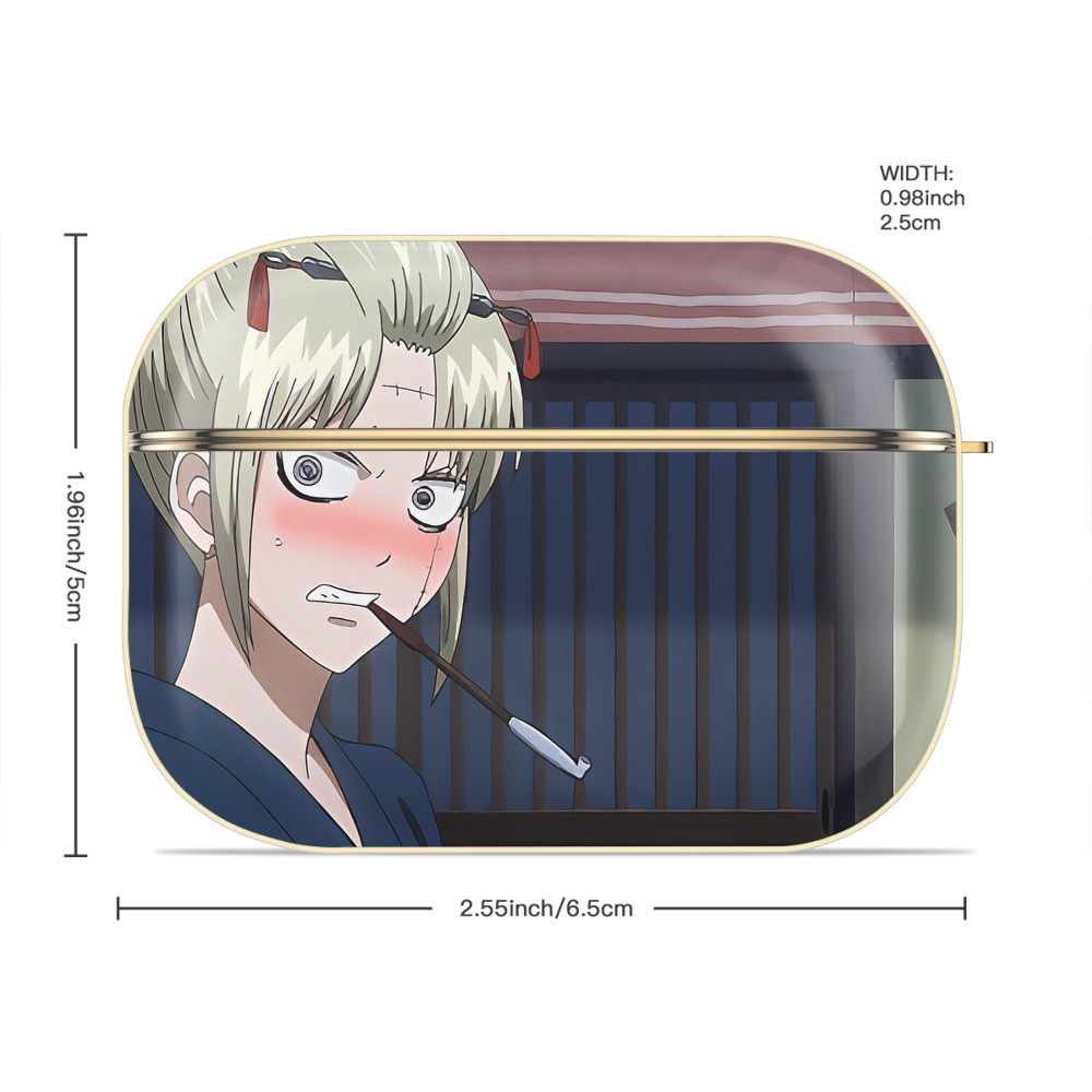 ぎんたま 坂田銀時（さかたぎんとき） 神楽 志村新八（しむら しんぱち） GINTAMA Sakata Gintoki Kagura Shimura Shinpachi 【AirPods Pro用】ハードシェル保護ケース｜耐衝撃・防指紋・カラビナ付き商品仕様