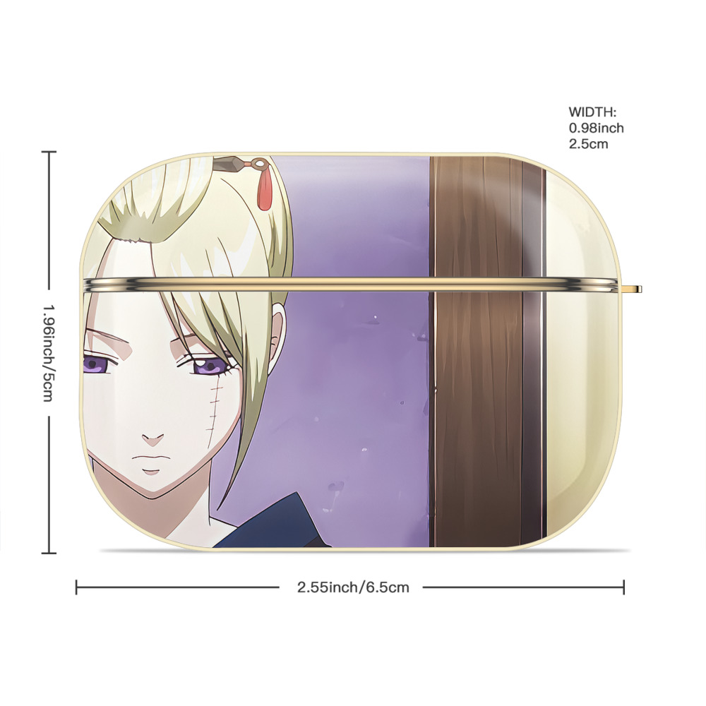 ぎんたま 坂田銀時（さかたぎんとき） 神楽 志村新八（しむら しんぱち） GINTAMA Sakata Gintoki Kagura Shimura Shinpachi 【AirPods Pro用】ハードシェル保護ケース｜耐衝撃・防指紋・カラビナ付き商品仕様