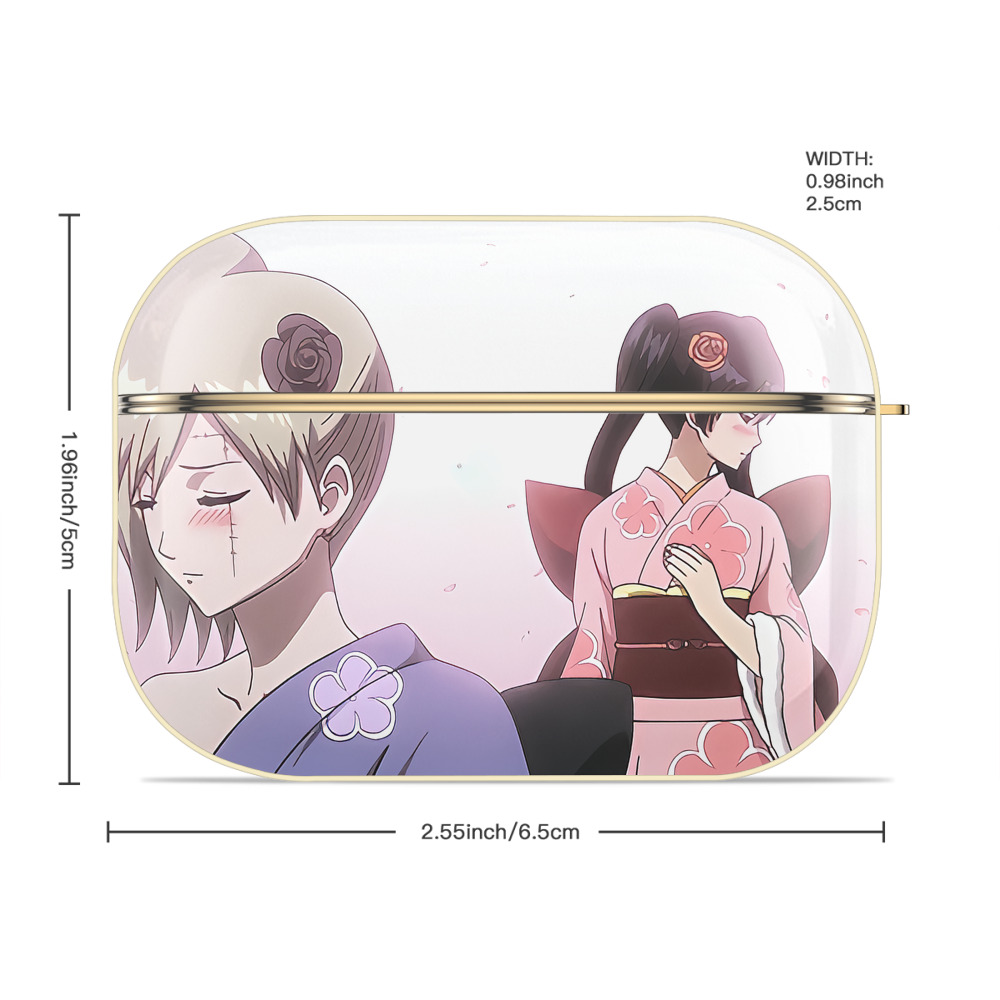 ぎんたま 坂田銀時（さかたぎんとき） 神楽 志村新八（しむら しんぱち） GINTAMA Sakata Gintoki Kagura Shimura Shinpachi 【AirPods Pro用】ハードシェル保護ケース｜耐衝撃・防指紋・カラビナ付き商品仕様