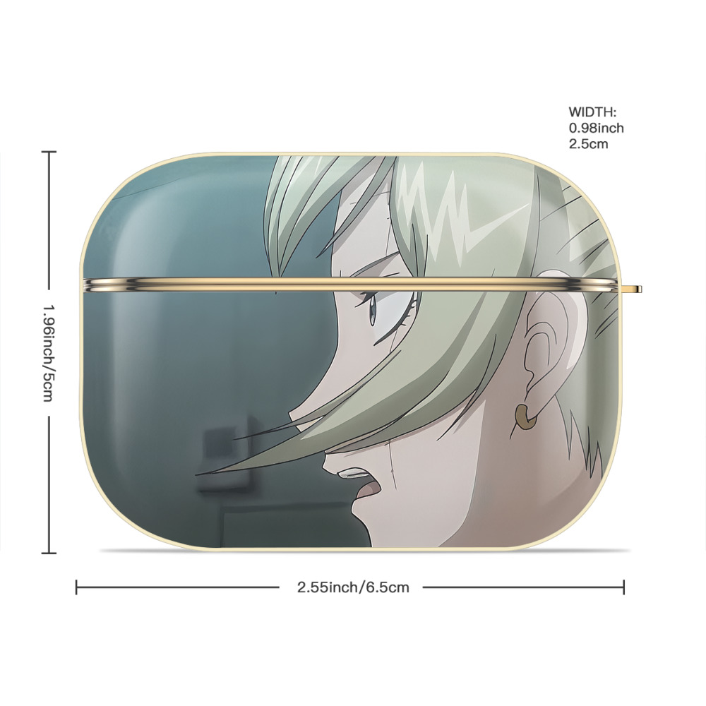 ぎんたま 坂田銀時（さかたぎんとき） 神楽 志村新八（しむら しんぱち） GINTAMA Sakata Gintoki Kagura Shimura Shinpachi 【AirPods Pro用】ハードシェル保護ケース｜耐衝撃・防指紋・カラビナ付き商品仕様