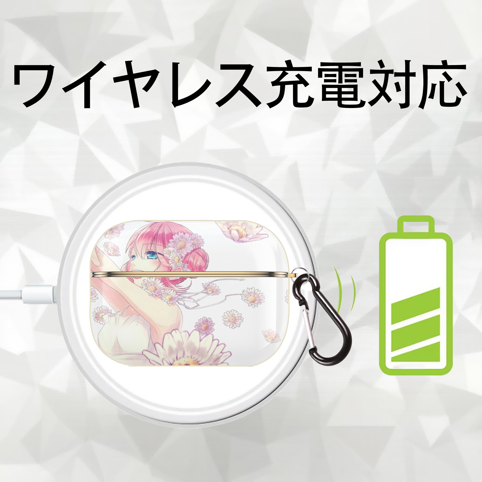 ぎんたま 坂田銀時（さかたぎんとき） 神楽 志村新八（しむら しんぱち） GINTAMA Sakata Gintoki Kagura Shimura Shinpachi 【AirPods Pro用】ハードシェル保護ケース｜耐衝撃・防指紋・カラビナ付き商品仕様