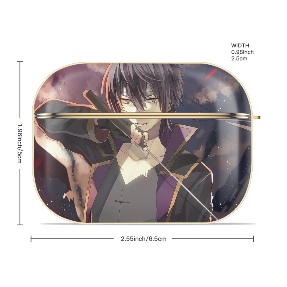 ぎんたま 坂田銀時（さかたぎんとき） 神楽 志村新八（しむら しんぱち） GINTAMA Sakata Gintoki Kagura Shimura Shinpachi 【AirPods Pro用】ハードシェル保護ケース｜耐衝撃・防指紋・カラビナ付き商品仕様