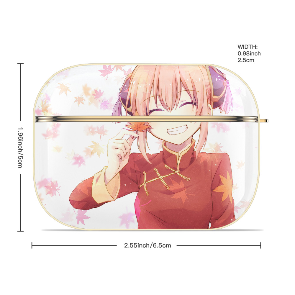 ぎんたま 坂田銀時（さかたぎんとき） 神楽 志村新八（しむら しんぱち） GINTAMA Sakata Gintoki Kagura Shimura Shinpachi 【AirPods Pro用】ハードシェル保護ケース｜耐衝撃・防指紋・カラビナ付き商品仕様