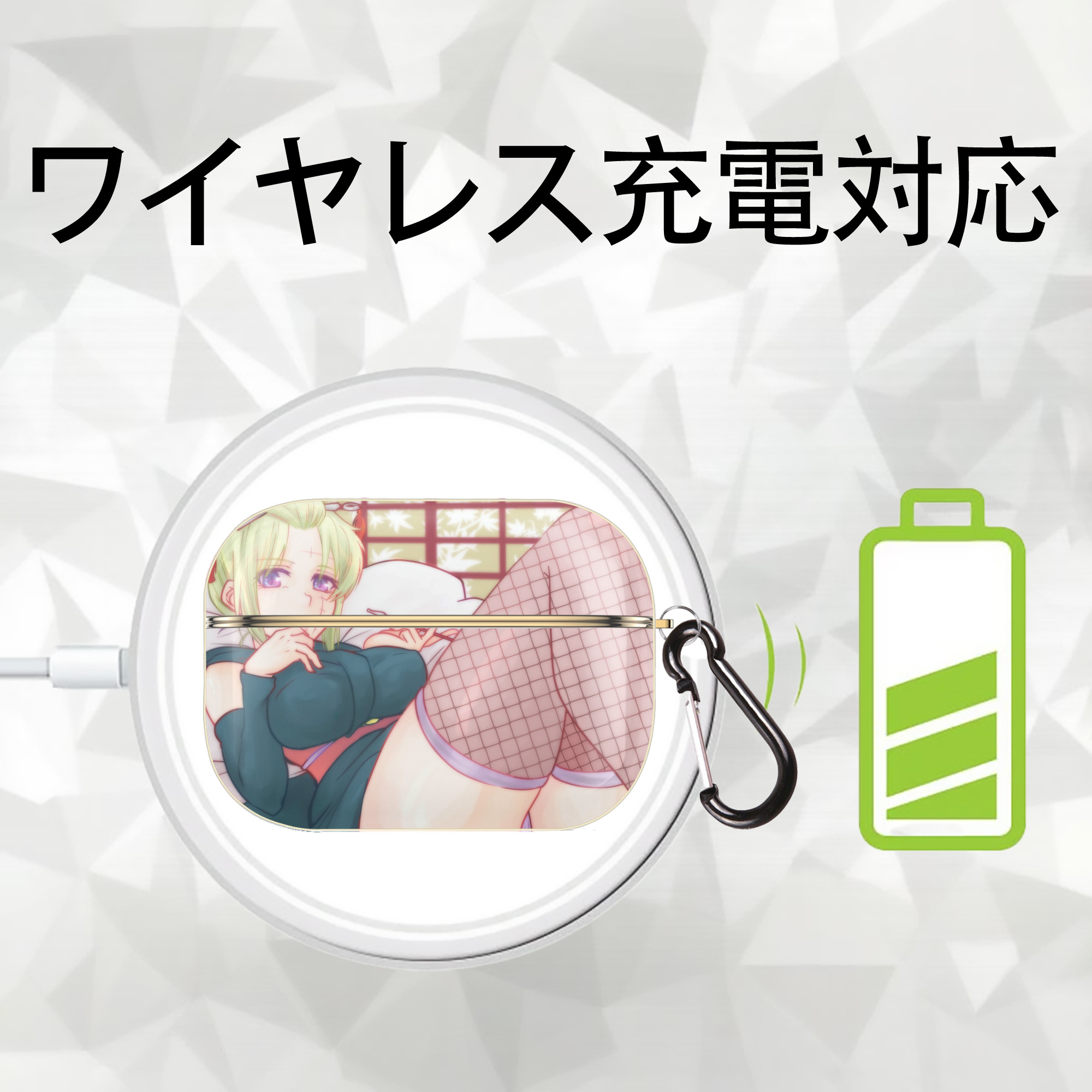 ぎんたま 坂田銀時（さかたぎんとき） 神楽 志村新八（しむら しんぱち） GINTAMA Sakata Gintoki Kagura Shimura Shinpachi 【AirPods Pro用】ハードシェル保護ケース｜耐衝撃・防指紋・カラビナ付き商品仕様