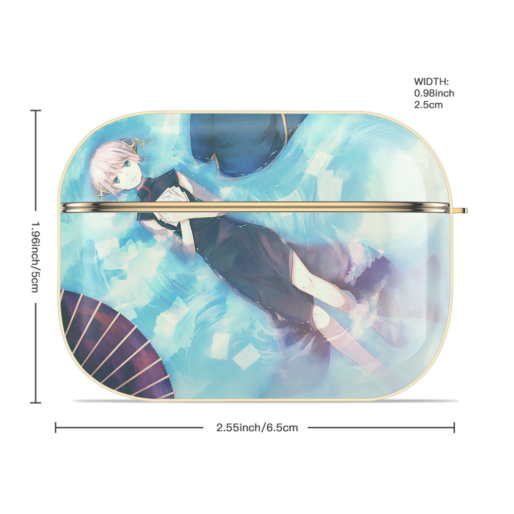 ぎんたま 坂田銀時（さかたぎんとき） 神楽 志村新八（しむら しんぱち） GINTAMA Sakata Gintoki Kagura Shimura Shinpachi 【AirPods Pro用】ハードシェル保護ケース｜耐衝撃・防指紋・カラビナ付き商品仕様