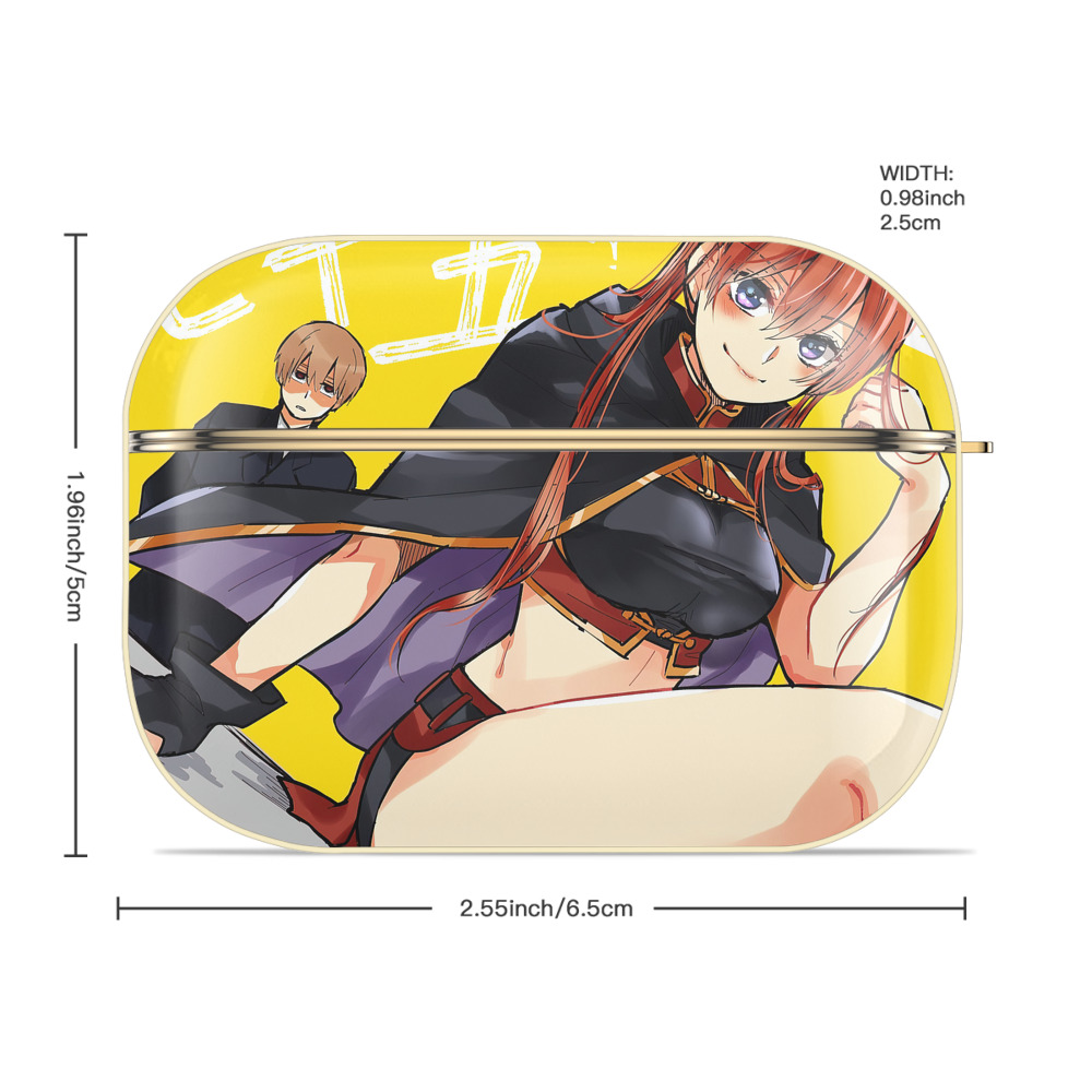 ぎんたま 坂田銀時（さかたぎんとき） 神楽 志村新八（しむら しんぱち） GINTAMA Sakata Gintoki Kagura Shimura Shinpachi 【AirPods Pro用】ハードシェル保護ケース｜耐衝撃・防指紋・カラビナ付き商品仕様