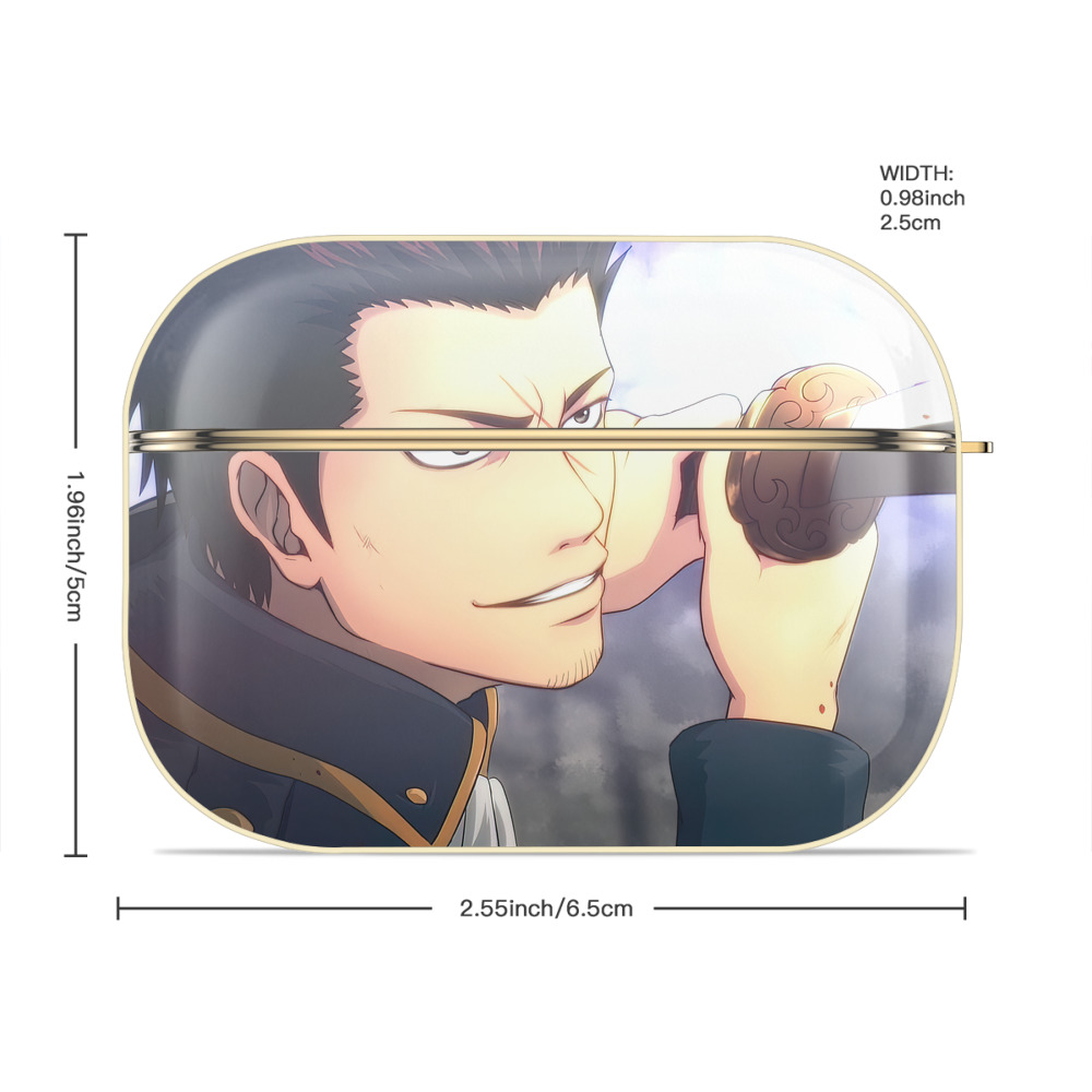 ぎんたま 坂田銀時（さかたぎんとき） 神楽 志村新八（しむら しんぱち） GINTAMA Sakata Gintoki Kagura Shimura Shinpachi 【AirPods Pro用】ハードシェル保護ケース｜耐衝撃・防指紋・カラビナ付き商品仕様