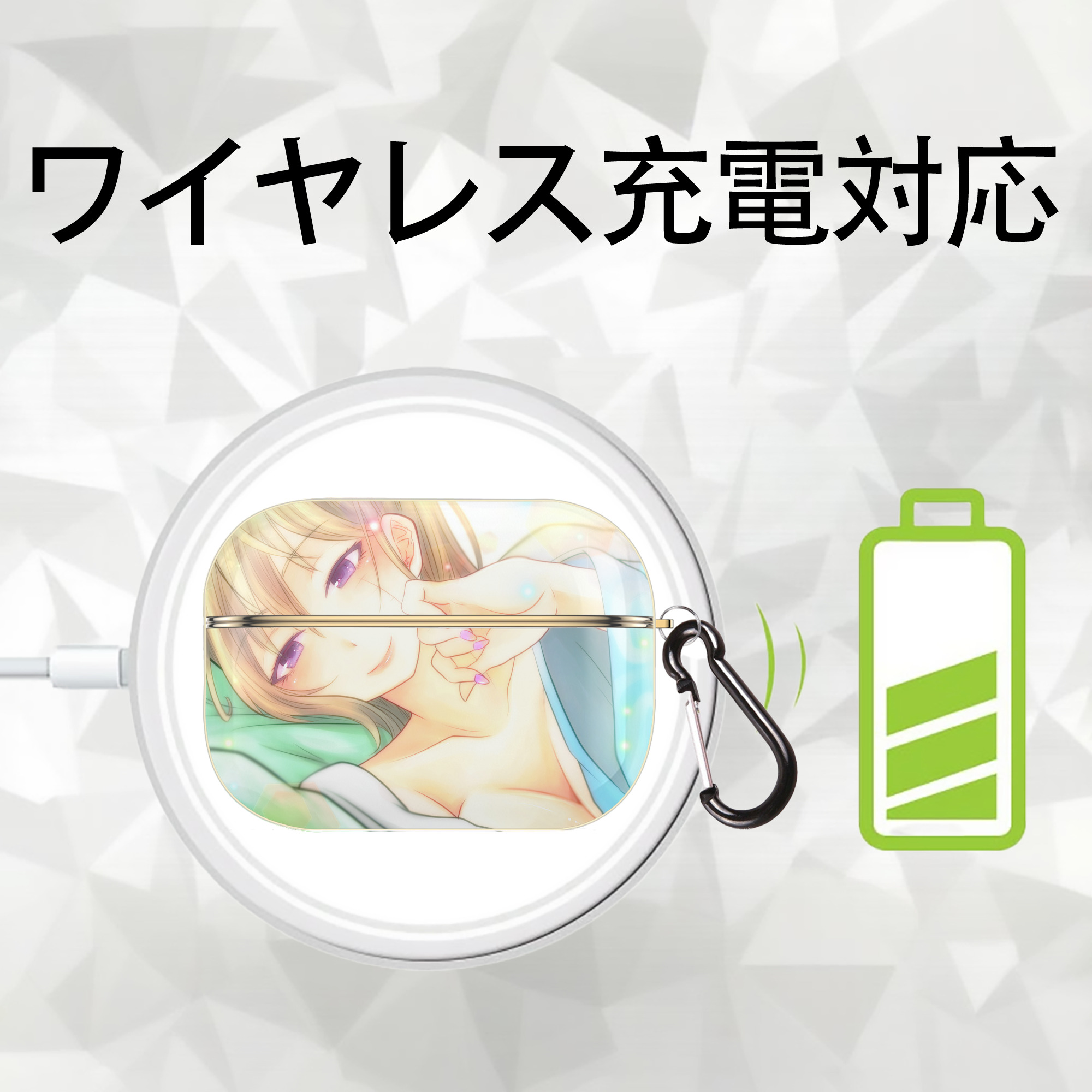ぎんたま 坂田銀時（さかたぎんとき） 神楽 志村新八（しむら しんぱち） GINTAMA Sakata Gintoki Kagura Shimura Shinpachi 【AirPods Pro用】ハードシェル保護ケース｜耐衝撃・防指紋・カラビナ付き商品仕様