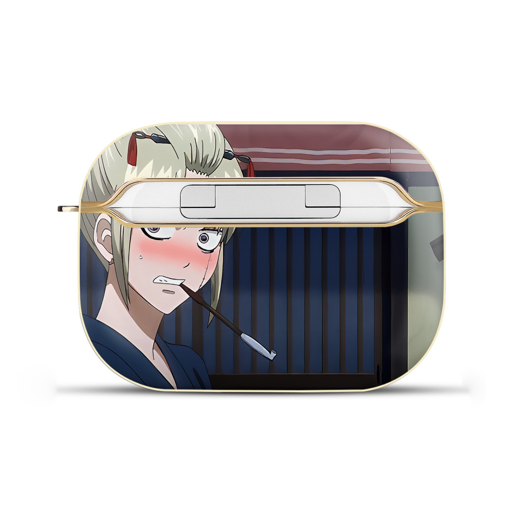 （画像用） ぎんたま 坂田銀時（さかたぎんとき） 神楽 志村新八（しむら しんぱち） GINTAMA Sakata Gintoki Kagura Shimura Shinpachi 【AirPods Pro用】ハードシェル保護ケース｜耐衝撃・防指紋・カラビナ付き商品仕様
