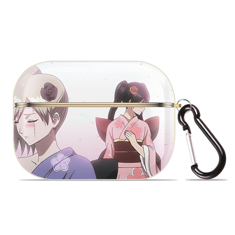（画像用） ぎんたま 坂田銀時（さかたぎんとき） 神楽 志村新八（しむら しんぱち） GINTAMA Sakata Gintoki Kagura Shimura Shinpachi 【AirPods Pro用】ハードシェル保護ケース｜耐衝撃・防指紋・カラビナ付き商品仕様