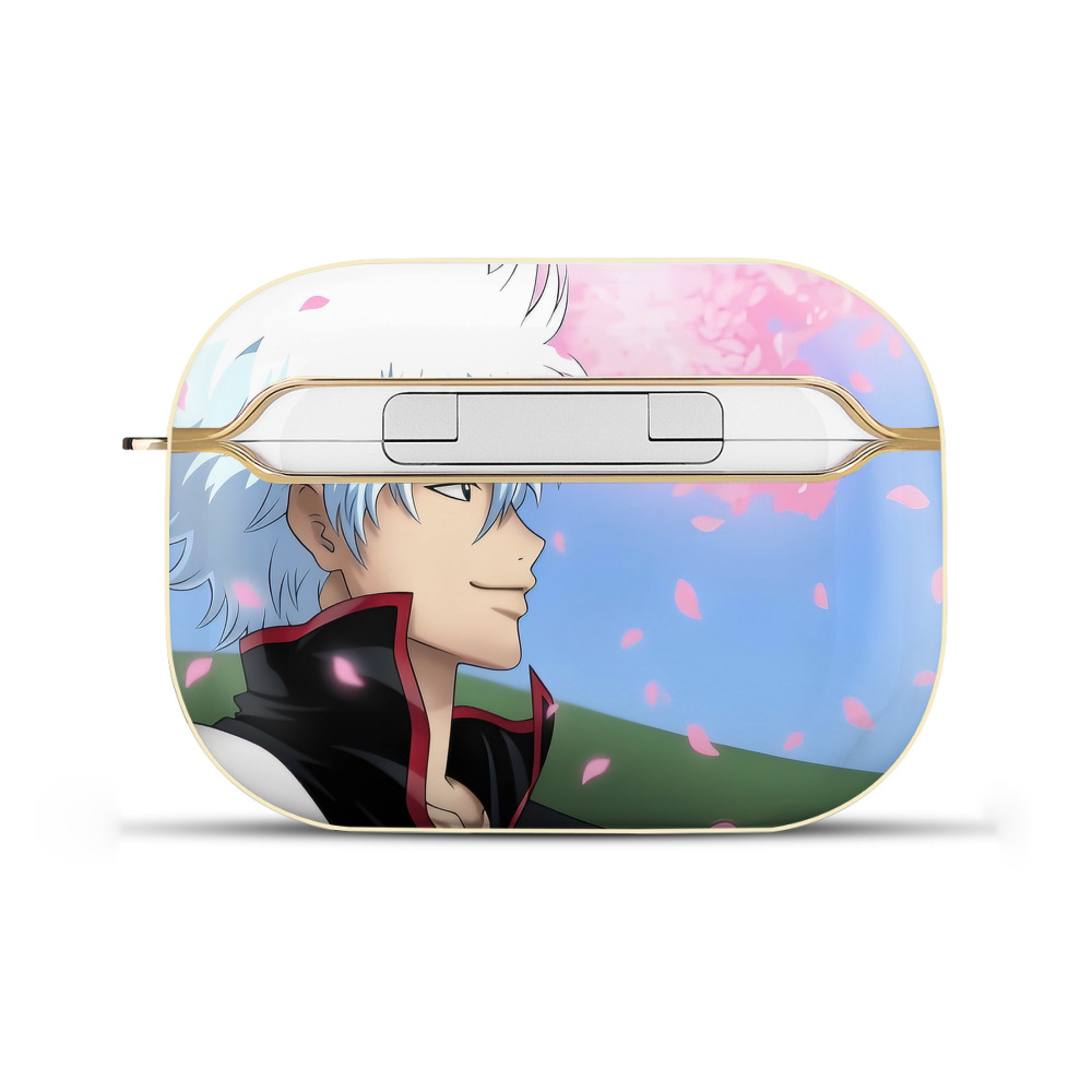 （画像用） ぎんたま 坂田銀時（さかたぎんとき） 神楽 志村新八（しむら しんぱち） GINTAMA Sakata Gintoki Kagura Shimura Shinpachi 【AirPods Pro用】ハードシェル保護ケース｜耐衝撃・防指紋・カラビナ付き商品仕様
