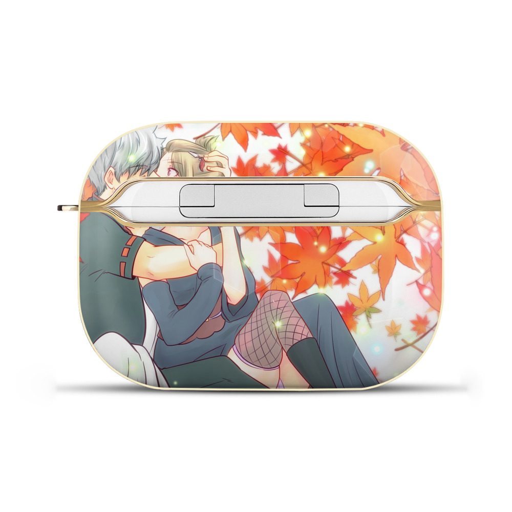 （画像用） ぎんたま 坂田銀時（さかたぎんとき） 神楽 志村新八（しむら しんぱち） GINTAMA Sakata Gintoki Kagura Shimura Shinpachi 【AirPods Pro用】ハードシェル保護ケース｜耐衝撃・防指紋・カラビナ付き商品仕様