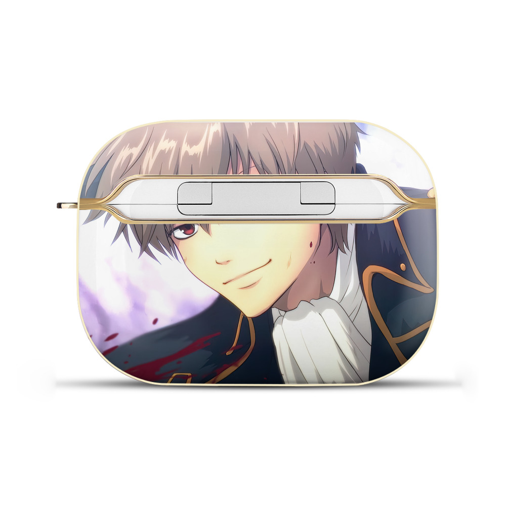 （画像用） ぎんたま 坂田銀時（さかたぎんとき） 神楽 志村新八（しむら しんぱち） GINTAMA Sakata Gintoki Kagura Shimura Shinpachi 【AirPods Pro用】ハードシェル保護ケース｜耐衝撃・防指紋・カラビナ付き商品仕様
