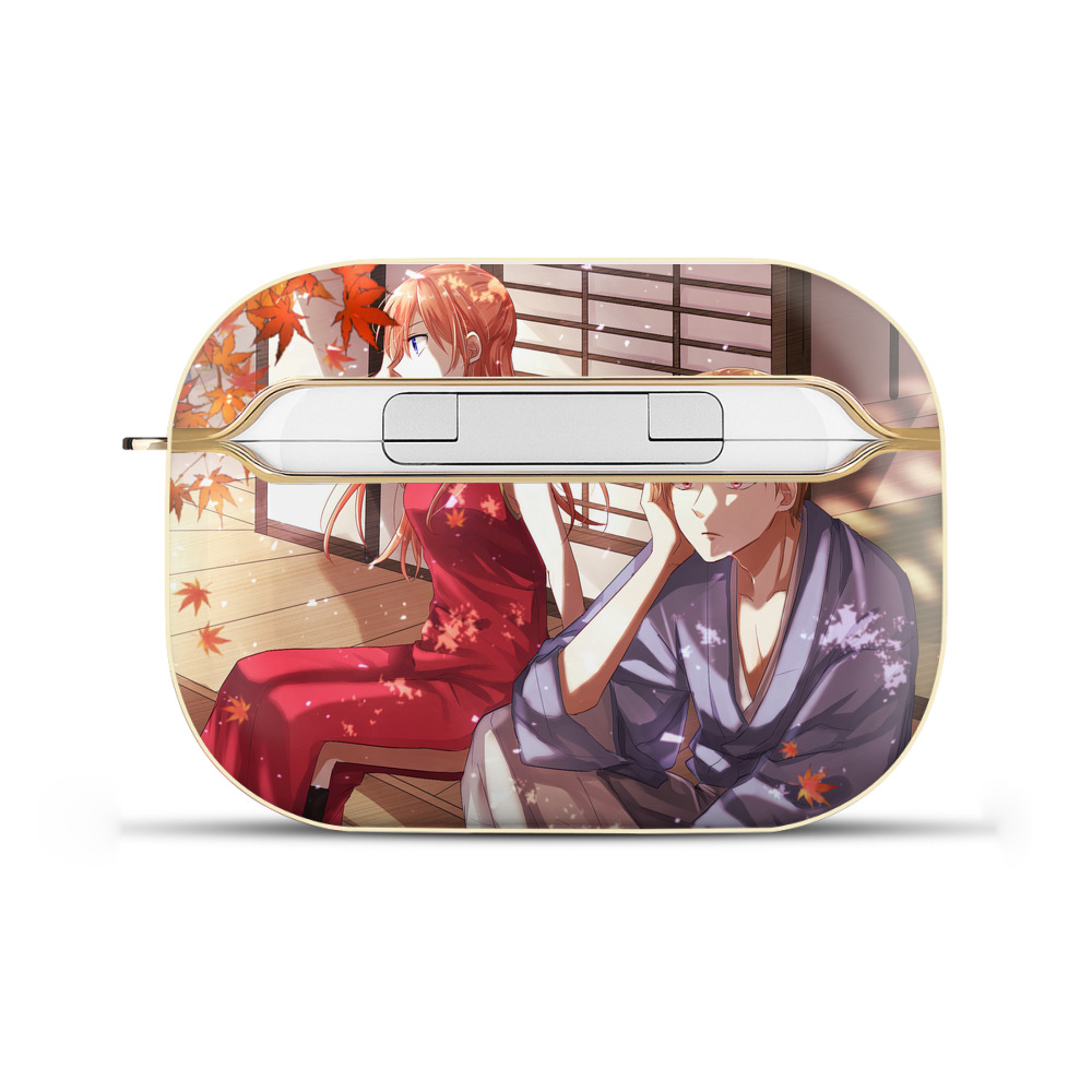 （画像用） ぎんたま 坂田銀時（さかたぎんとき） 神楽 志村新八（しむら しんぱち） GINTAMA Sakata Gintoki Kagura Shimura Shinpachi 【AirPods Pro用】ハードシェル保護ケース｜耐衝撃・防指紋・カラビナ付き商品仕様