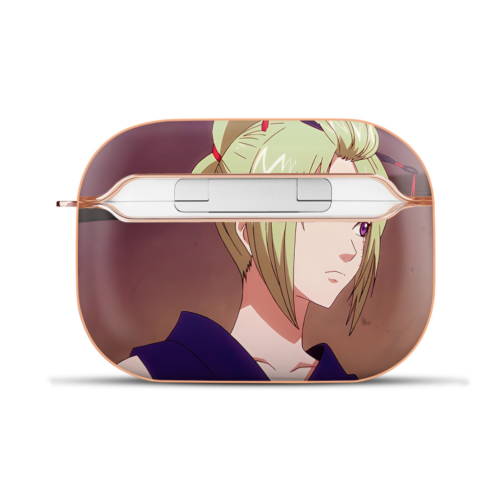 （画像用） ぎんたま 坂田銀時（さかたぎんとき） 神楽 志村新八（しむら しんぱち） GINTAMA Sakata Gintoki Kagura Shimura Shinpachi 【AirPods Pro用】ハードシェル保護ケース｜耐衝撃・防指紋・カラビナ付き商品仕様