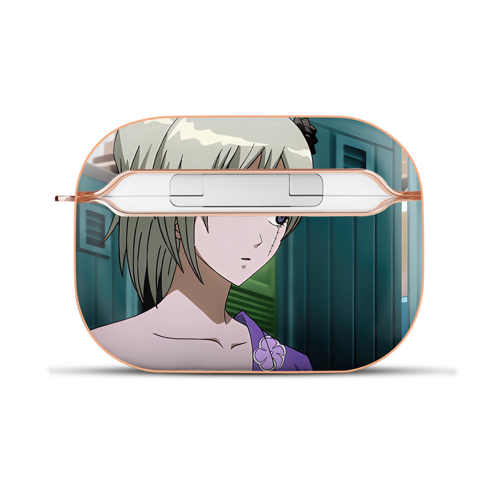 （画像用） ぎんたま 坂田銀時（さかたぎんとき） 神楽 志村新八（しむら しんぱち） GINTAMA Sakata Gintoki Kagura Shimura Shinpachi 【AirPods Pro用】ハードシェル保護ケース｜耐衝撃・防指紋・カラビナ付き商品仕様