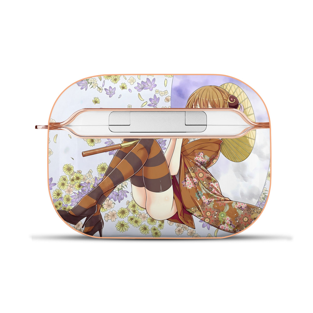 （画像用） ぎんたま 坂田銀時（さかたぎんとき） 神楽 志村新八（しむら しんぱち） GINTAMA Sakata Gintoki Kagura Shimura Shinpachi 【AirPods Pro用】ハードシェル保護ケース｜耐衝撃・防指紋・カラビナ付き商品仕様