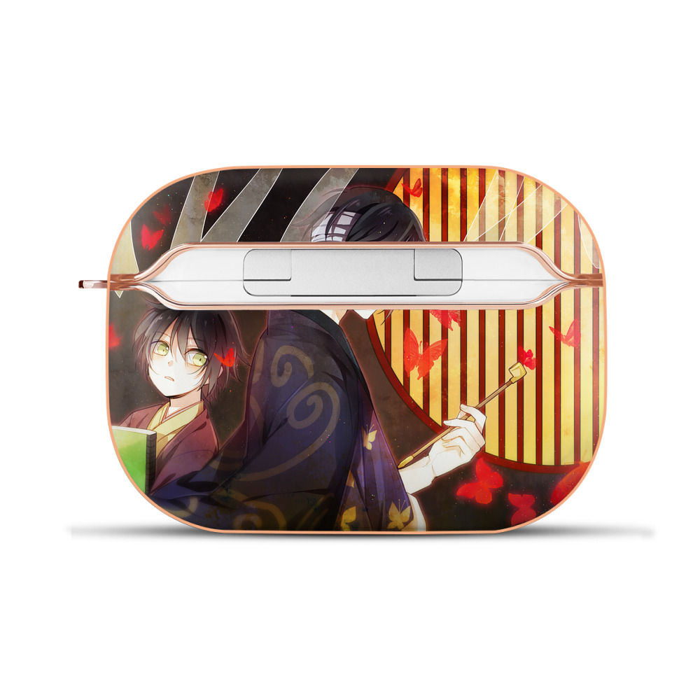 （画像用） ぎんたま 坂田銀時（さかたぎんとき） 神楽 志村新八（しむら しんぱち） GINTAMA Sakata Gintoki Kagura Shimura Shinpachi 【AirPods Pro用】ハードシェル保護ケース｜耐衝撃・防指紋・カラビナ付き商品仕様