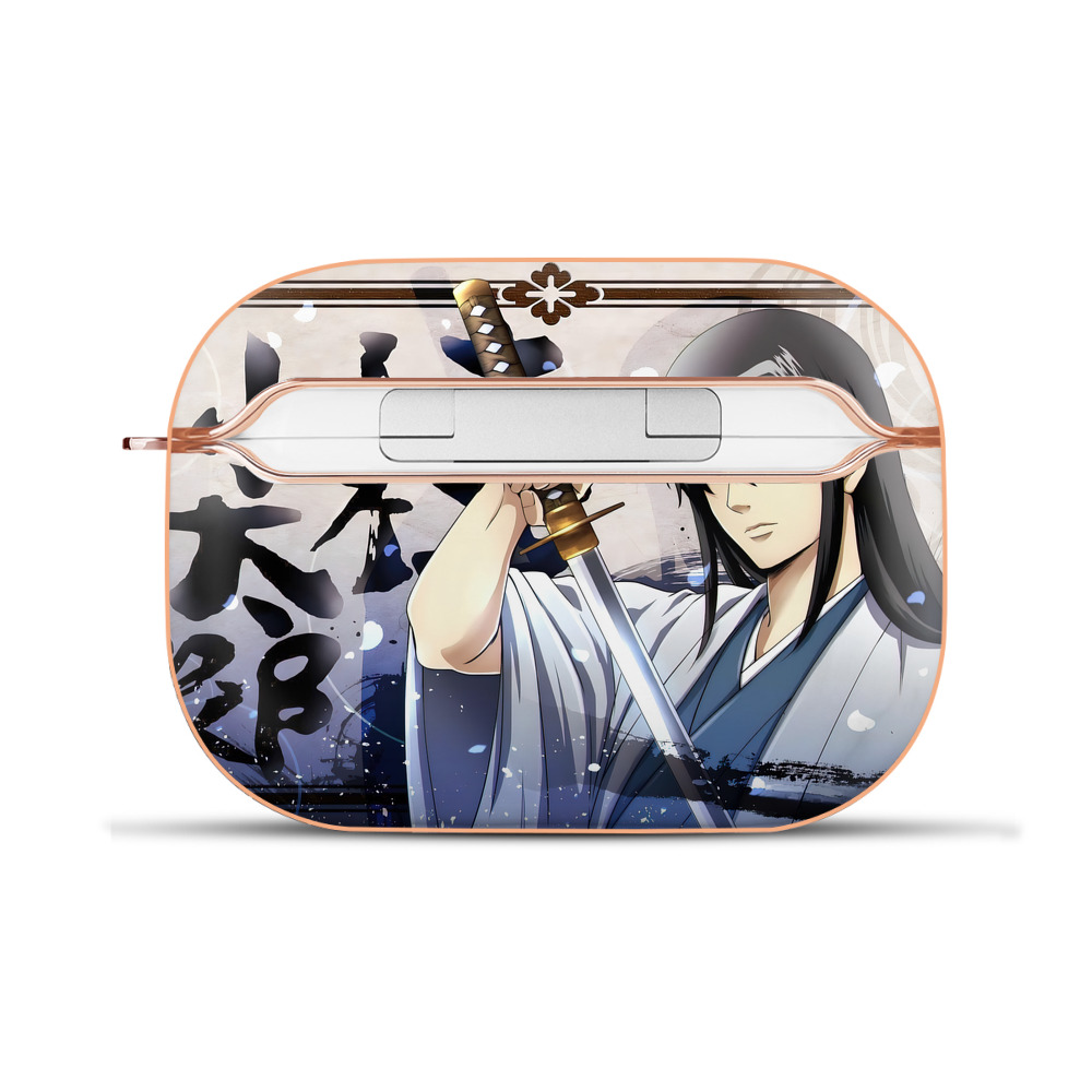 （画像用） ぎんたま 坂田銀時（さかたぎんとき） 神楽 志村新八（しむら しんぱち） GINTAMA Sakata Gintoki Kagura Shimura Shinpachi 【AirPods Pro用】ハードシェル保護ケース｜耐衝撃・防指紋・カラビナ付き商品仕様