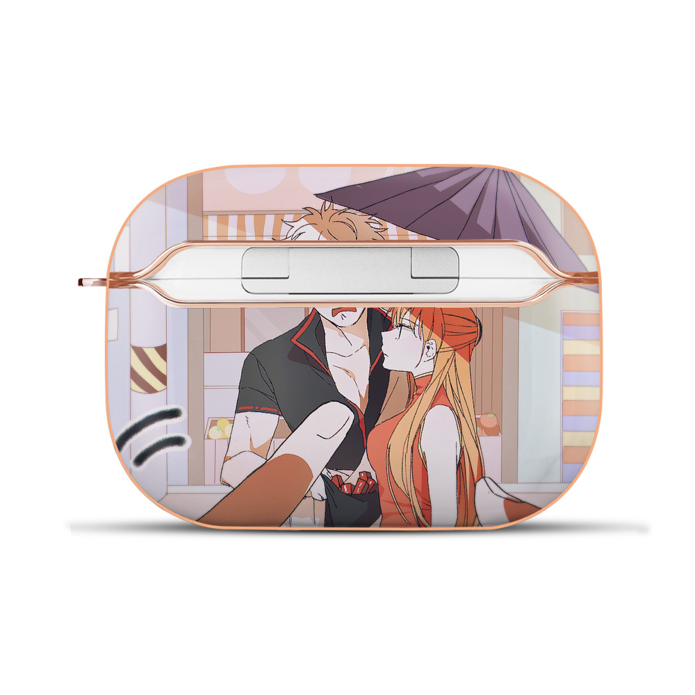（画像用） ぎんたま 坂田銀時（さかたぎんとき） 神楽 志村新八（しむら しんぱち） GINTAMA Sakata Gintoki Kagura Shimura Shinpachi 【AirPods Pro用】ハードシェル保護ケース｜耐衝撃・防指紋・カラビナ付き商品仕様