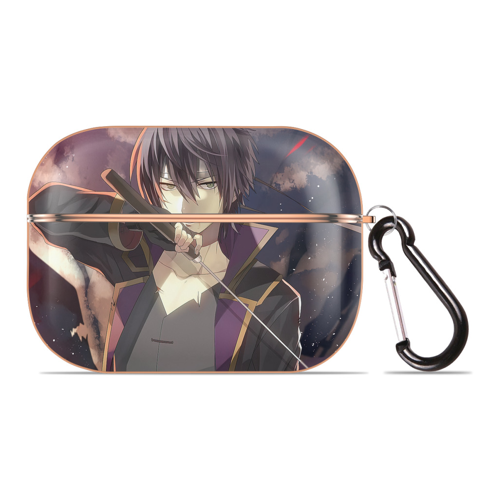 （画像用） ぎんたま 坂田銀時（さかたぎんとき） 神楽 志村新八（しむら しんぱち） GINTAMA Sakata Gintoki Kagura Shimura Shinpachi 【AirPods Pro用】ハードシェル保護ケース｜耐衝撃・防指紋・カラビナ付き商品仕様