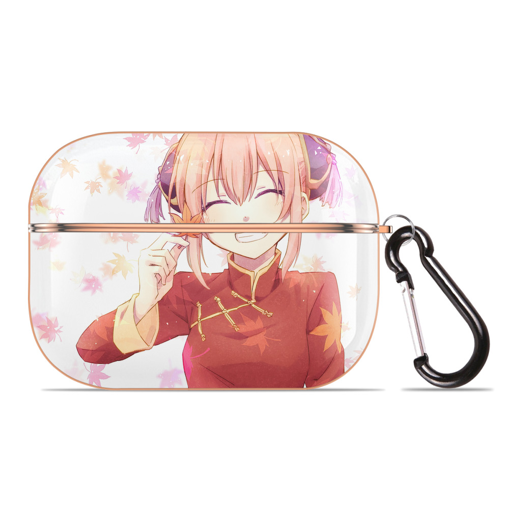 （画像用） ぎんたま 坂田銀時（さかたぎんとき） 神楽 志村新八（しむら しんぱち） GINTAMA Sakata Gintoki Kagura Shimura Shinpachi 【AirPods Pro用】ハードシェル保護ケース｜耐衝撃・防指紋・カラビナ付き商品仕様