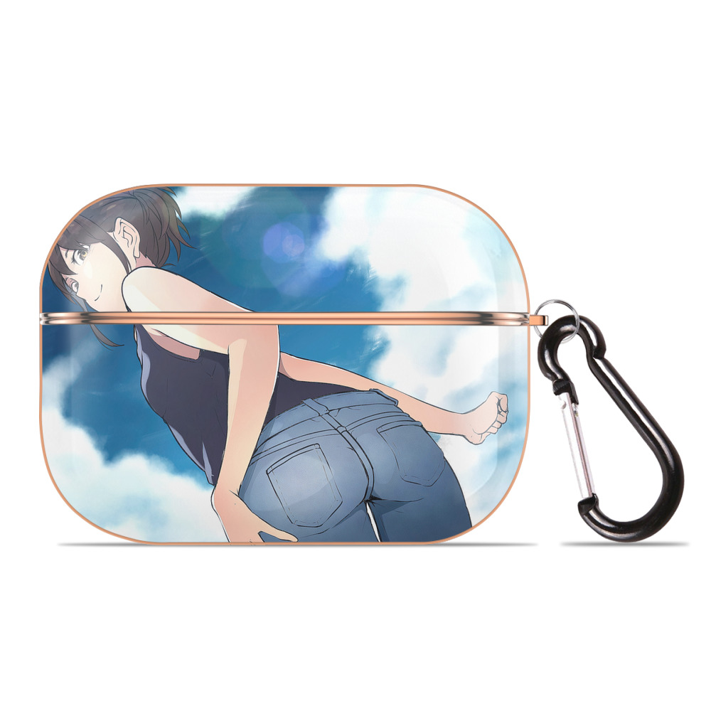（画像用） ぎんたま 坂田銀時（さかたぎんとき） 神楽 志村新八（しむら しんぱち） GINTAMA Sakata Gintoki Kagura Shimura Shinpachi 【AirPods Pro用】ハードシェル保護ケース｜耐衝撃・防指紋・カラビナ付き商品仕様