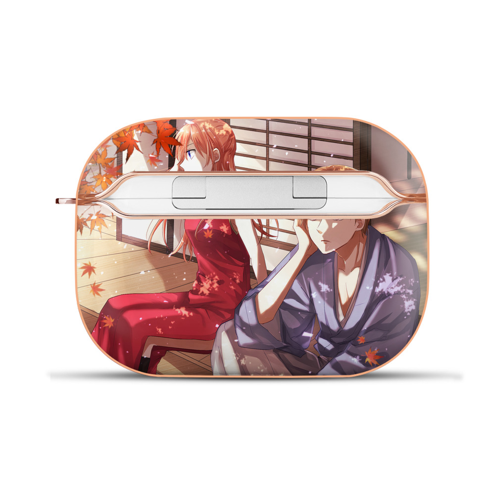 （画像用） ぎんたま 坂田銀時（さかたぎんとき） 神楽 志村新八（しむら しんぱち） GINTAMA Sakata Gintoki Kagura Shimura Shinpachi 【AirPods Pro用】ハードシェル保護ケース｜耐衝撃・防指紋・カラビナ付き商品仕様