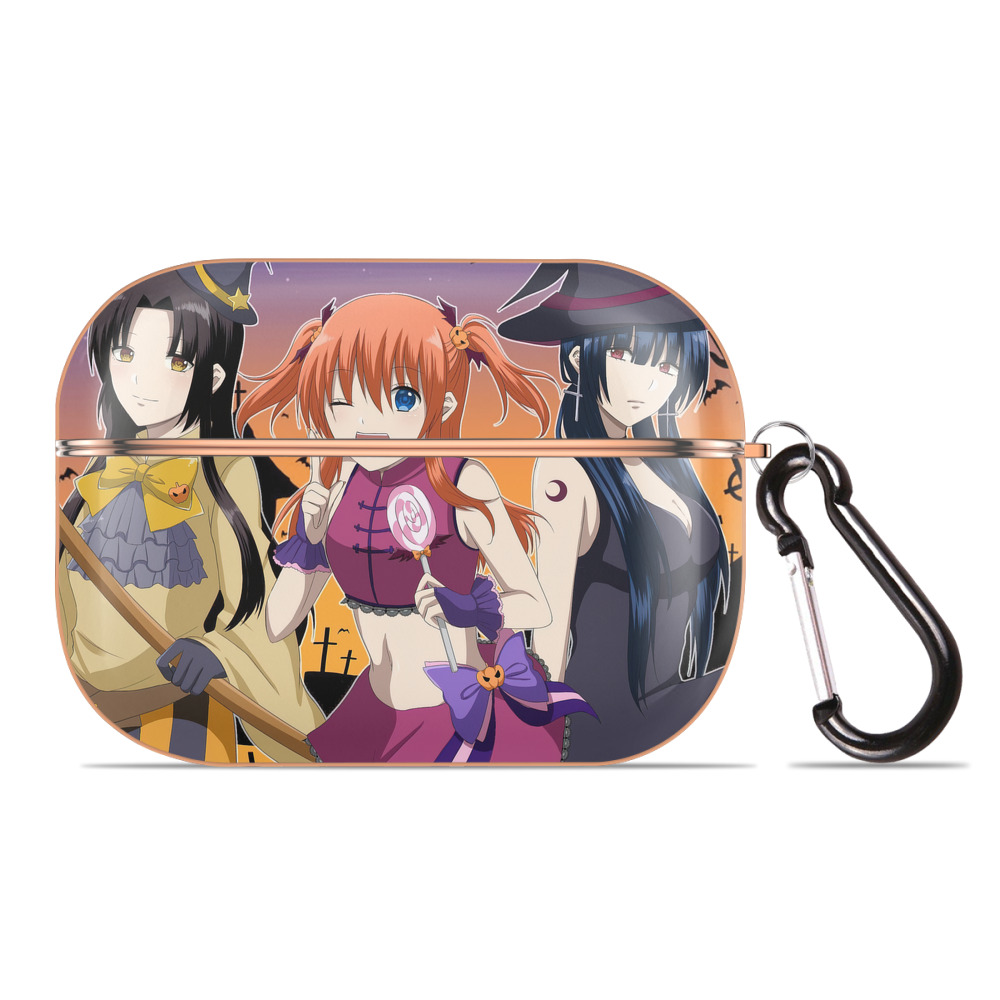 （画像用） ぎんたま 坂田銀時（さかたぎんとき） 神楽 志村新八（しむら しんぱち） GINTAMA Sakata Gintoki Kagura Shimura Shinpachi 【AirPods Pro用】ハードシェル保護ケース｜耐衝撃・防指紋・カラビナ付き商品仕様