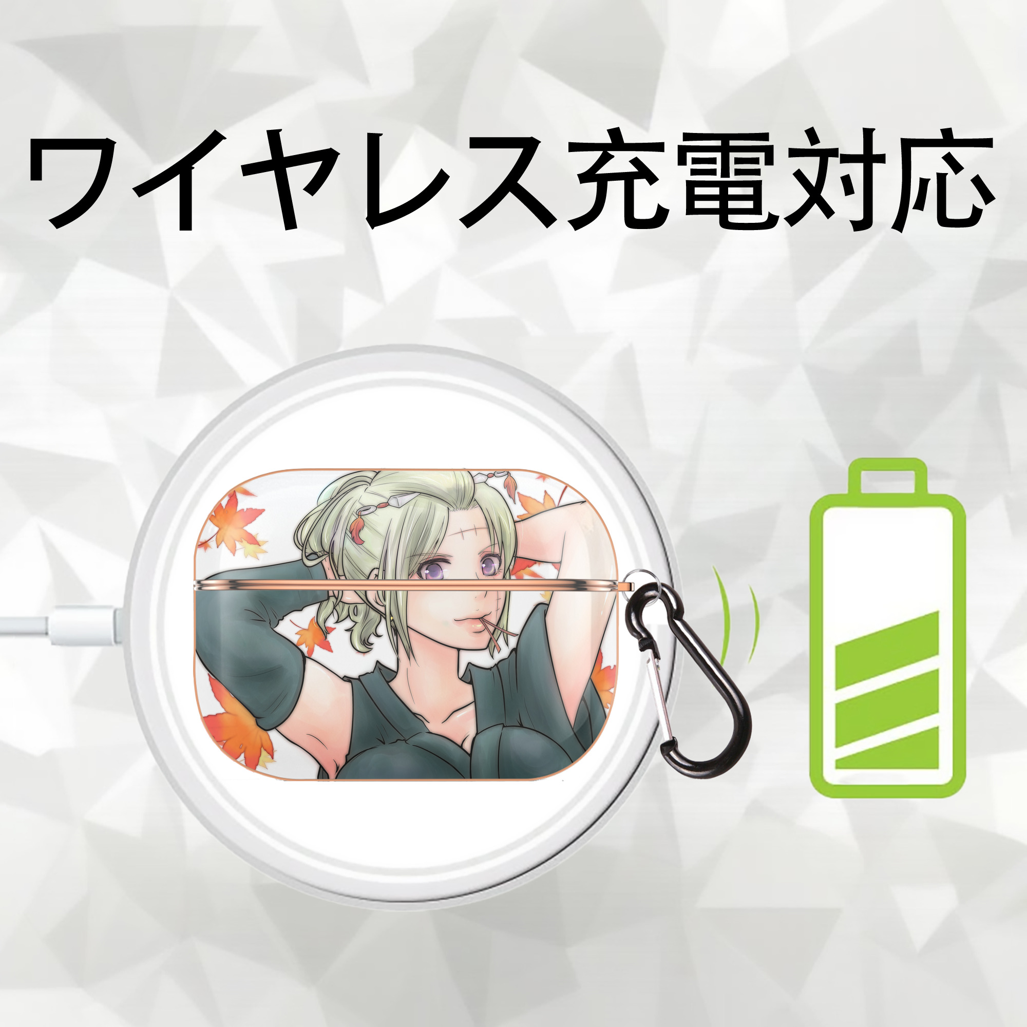 ぎんたま 坂田銀時（さかたぎんとき） 神楽 志村新八（しむら しんぱち） GINTAMA Sakata Gintoki Kagura Shimura Shinpachi 【AirPods Pro用】ハードシェル保護ケース｜耐衝撃・防指紋・カラビナ付き商品仕様