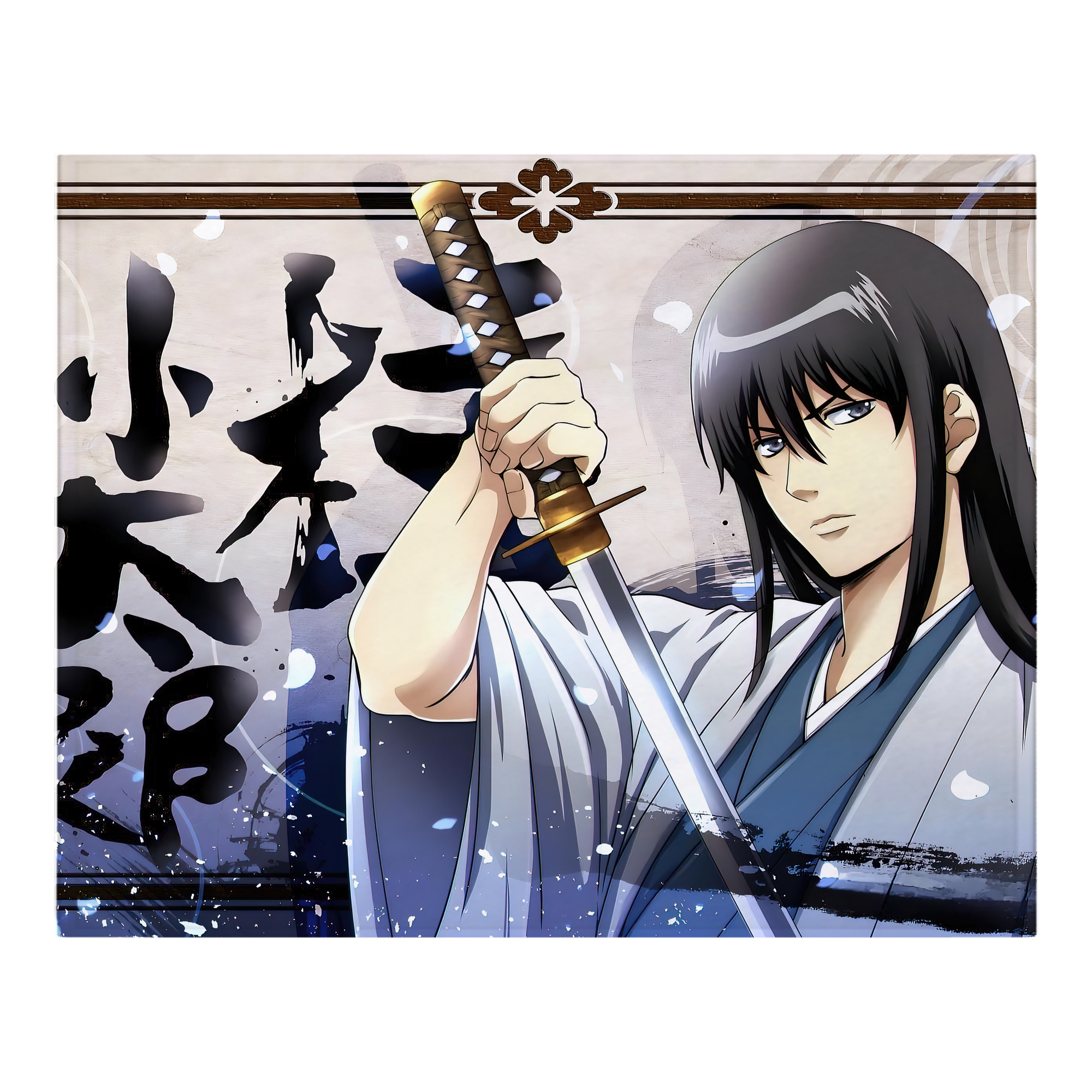 （画像用） ぎんたま 坂田銀時（さかたぎんとき） 神楽 志村新八（しむら しんぱち） GINTAMA Sakata Gintoki Kagura Shimura Shinpachi フランネルブランケット・多サイズ対応（横型）