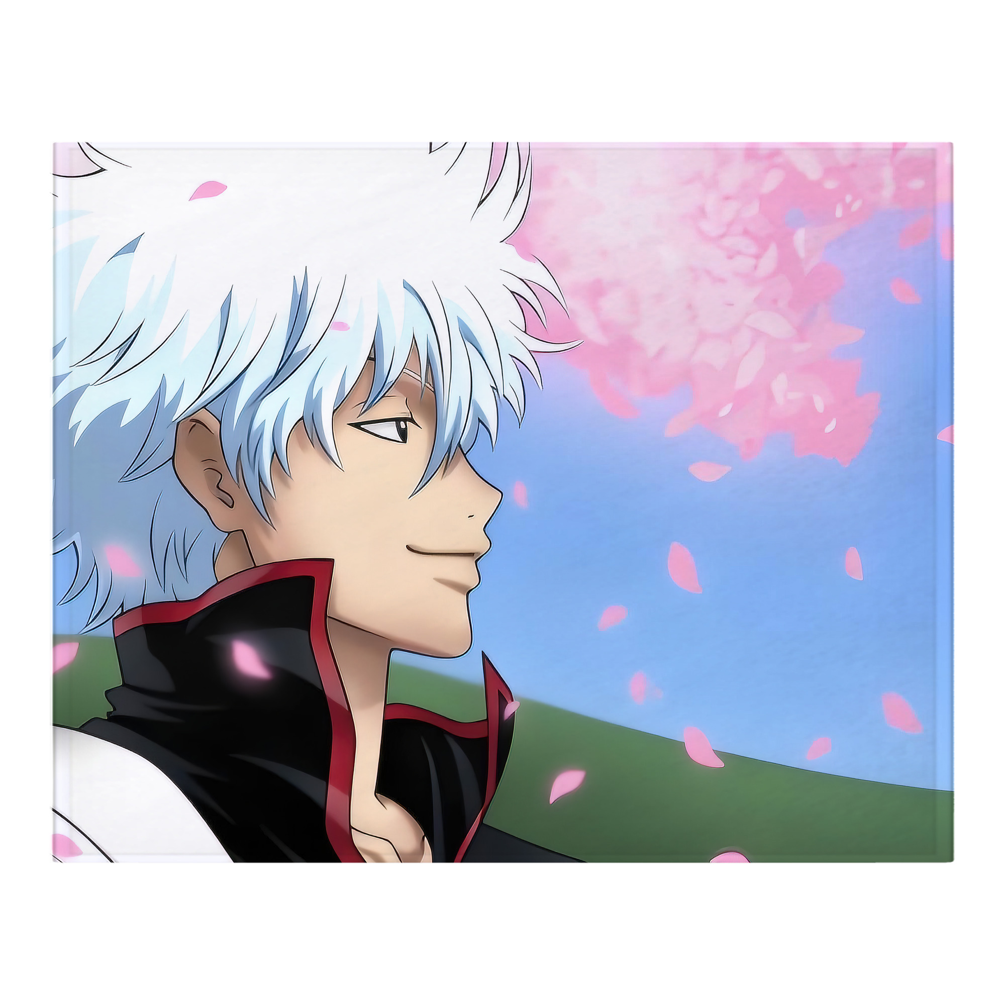 （画像用） ぎんたま 坂田銀時（さかたぎんとき） 神楽 志村新八（しむら しんぱち） GINTAMA Sakata Gintoki Kagura Shimura Shinpachi フランネルブランケット・多サイズ対応（横型）